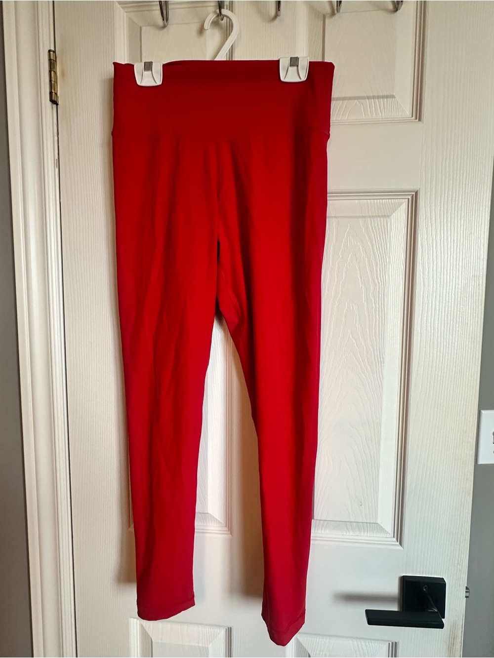 Aritzia Red Leggings